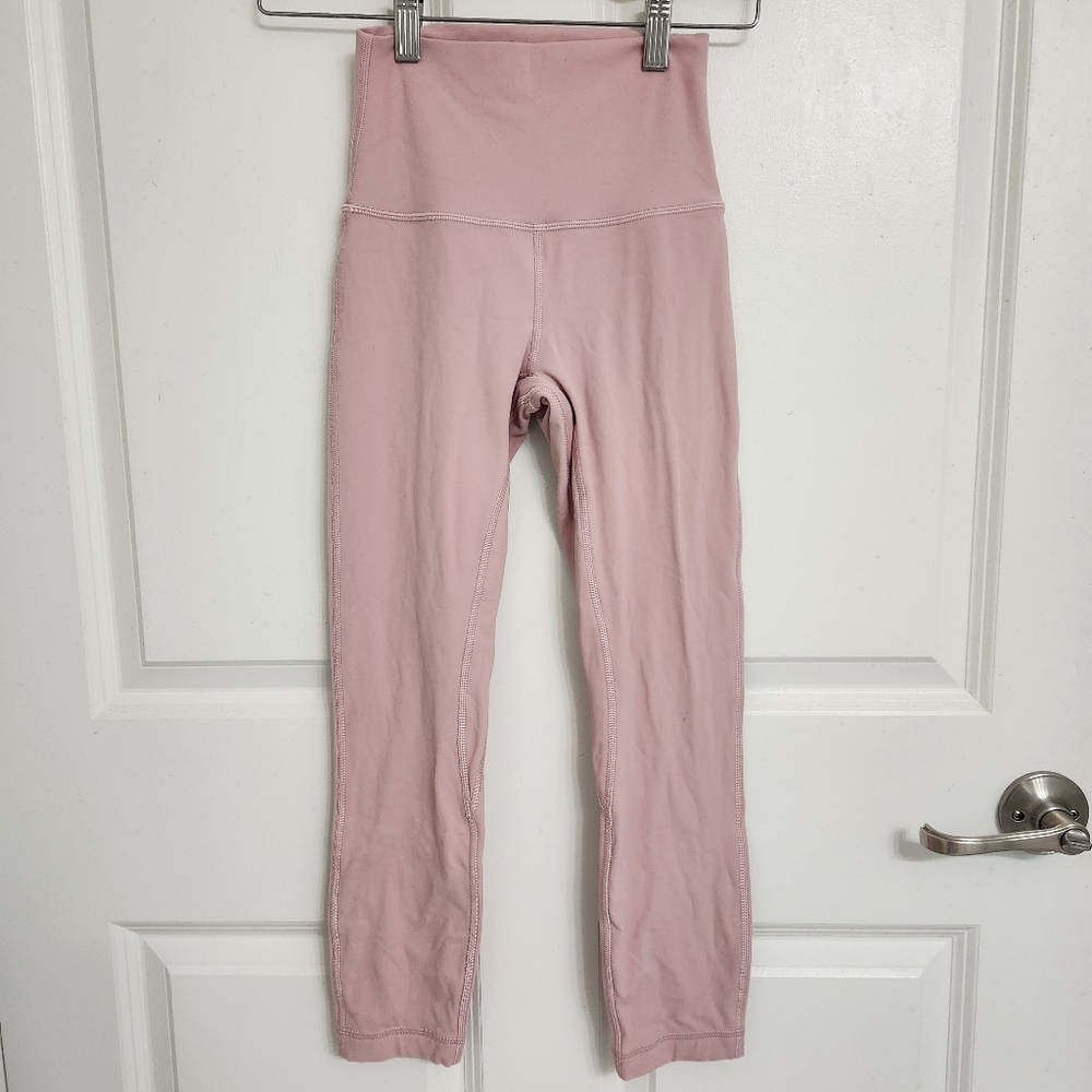 Lululemon - Align 23" Crop Leggings in Pink Haze